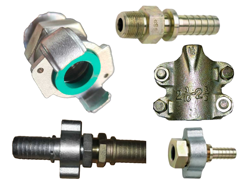 Five types of steam hose accessories